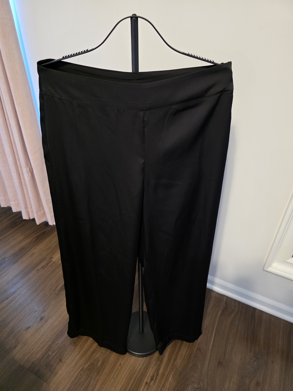 CeCe Black Wide-Leg Pants